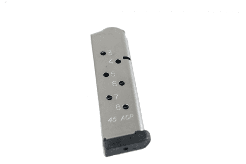 ASC 1911 45acp Stainless Steel 8rd mag Bumper Plate