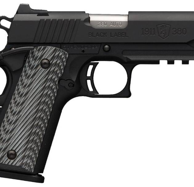Browning 1911-380 Black Label Pro Compact w/ Rail .380 Auto 8rd 3.62" Pistol 051909492