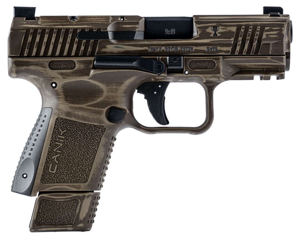 Canik TP9 Elite SC Trophy 9mm Pistol HG6495-N Distressed Bronze 12rd/15rd 3.6"