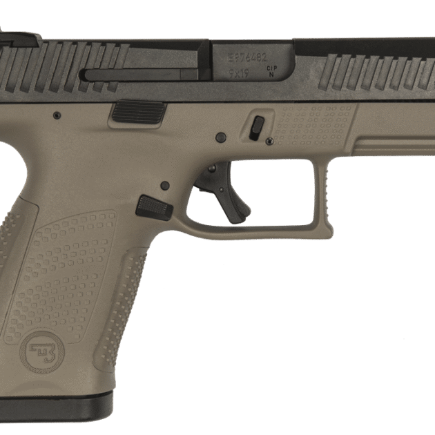 CZ P-10 C FDE 9mm 15rd 4" Pistol Fixed Night Sights 91532