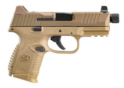 FN HERSTAL 66100780 509C Tactical 9mm 4.32 12+1 15+1 24+1 Flat Dark Earth