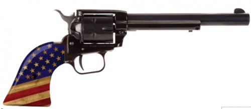 Heritage Manufacturing Rough Rider .22 LR BK 6 1/2" 6rd w/Flag Grip