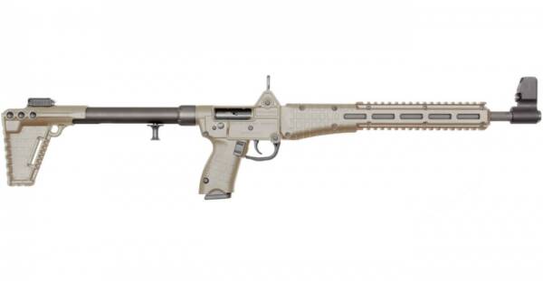 Kel-Tec Sub-2000 9mm Semi-Auto Rifle, Tan Finish w/ 2 G19 Magazines SUB2K9GLK19BTANHC