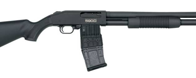 Mossberg 590M Mag Fed Pump Action Shotgun 50205