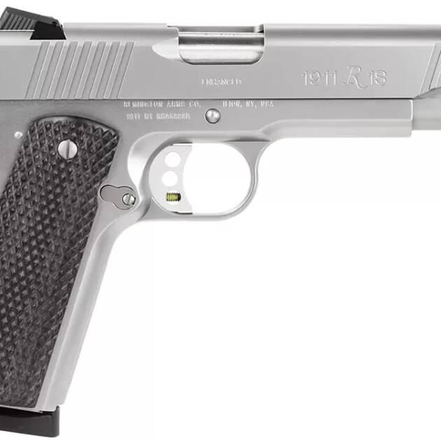 Remington R1 Enhanced Stainless 1911 .45 ACP 8rd 5" Pistol 96329