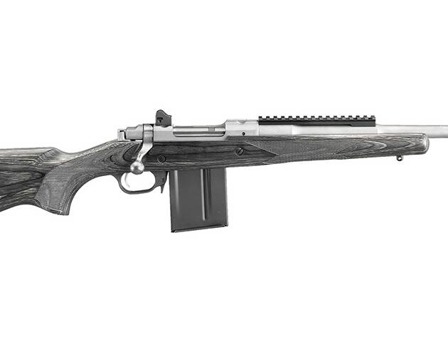 Ruger Gunsite Scout .223/5.56 Bolt Action 10rd 16.1" Rifle Black Laminate