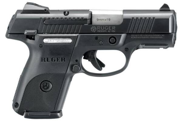 Ruger SR9c Compact 9mm 17rd 3.4" Pistol Black Nitride 3314