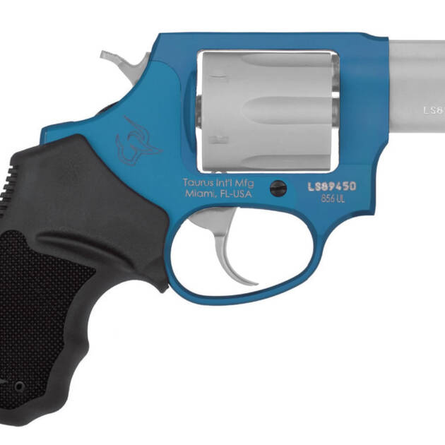 Taurus 856 Ultra Lite 38 Special Revolver with Azure/Stainless Finish - The Gun Store EU