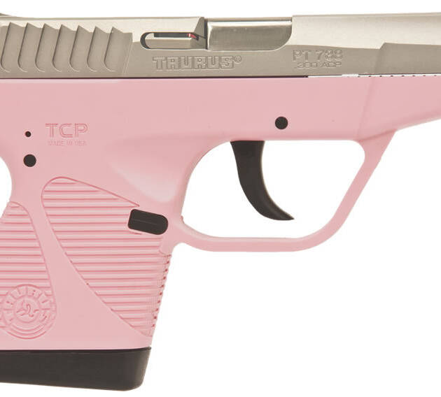Taurus PT-738 TCP 380ACP Compact Pink Pistol with Stainless Slide