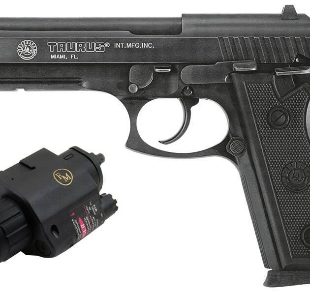 Taurus PT92 AF 9mm Semi Automatic Pistol with Laser/Light Combo